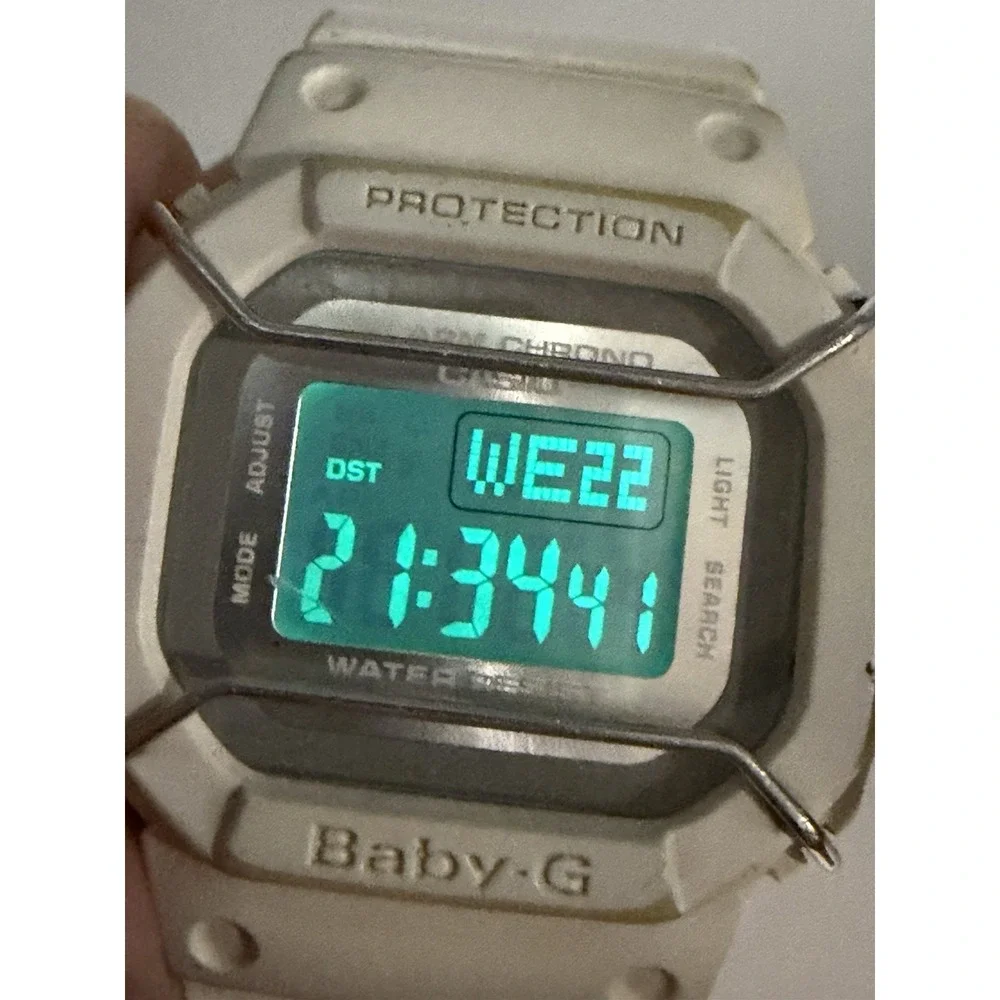 Casio band showing